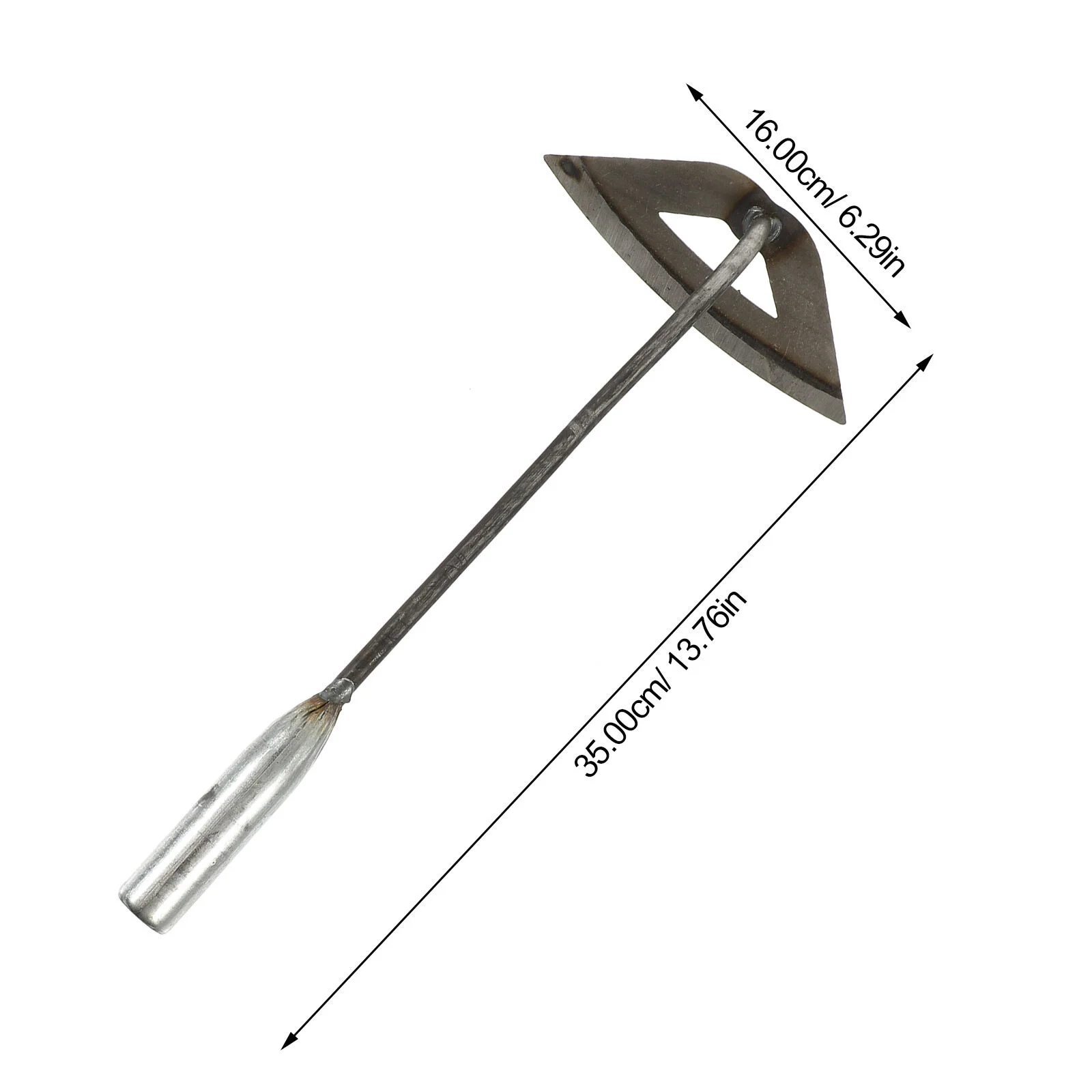 

2pcs Multi-functional Gardening Hoes Flower Planting Hoes Iron Gardening Digging Tools