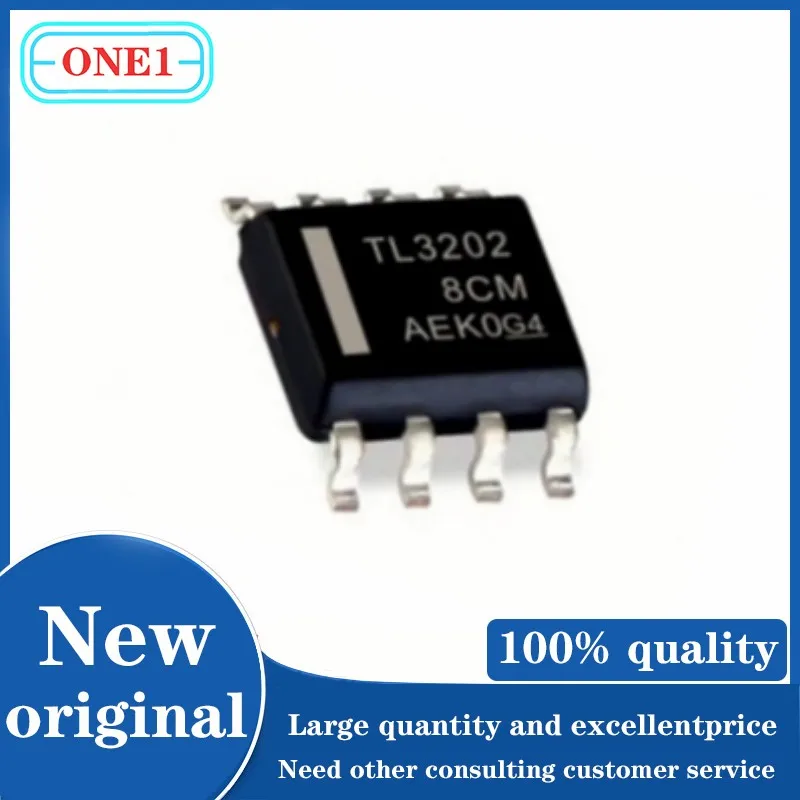 

1PCS/lot Chip New original TLV3202AIDR TLV3202AID TLV3202 IC COMPARATOR 2 GEN PUR 8SOIC