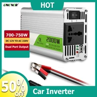 700 750w car power inverter converter dc 12v to ac 220v modified sine wave with ac outlets and 2 1a usb fast charger car adapter