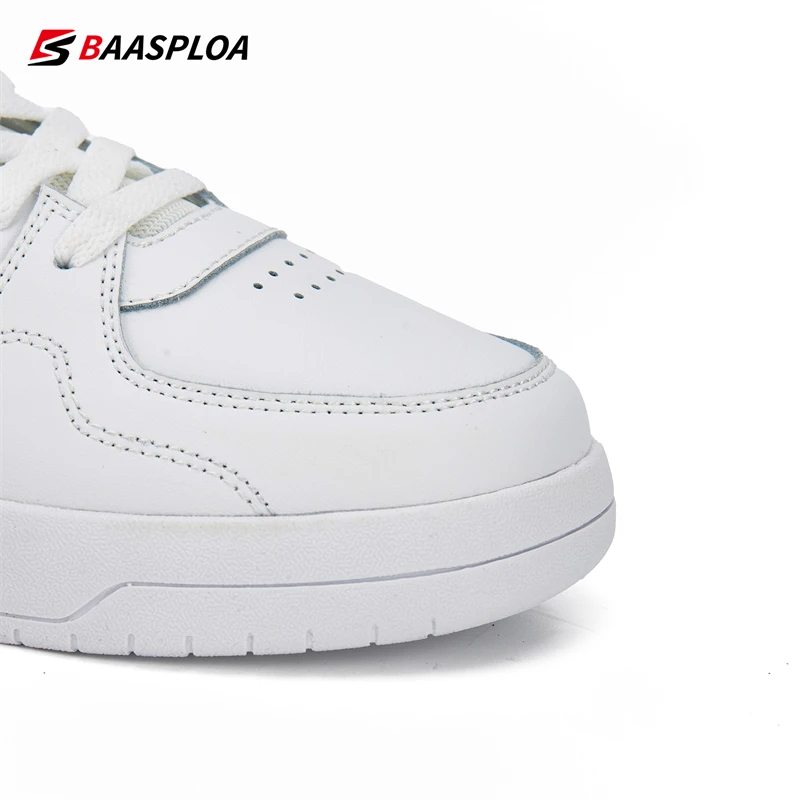 2023 Baasploa Men Leather Casual Shoes Spring New Arrival Men Walking Sneakers Fashion Waterproof Non-Slip Shoes Free Shipping