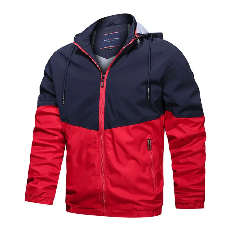 

Men Outdoor Jacket 2022 New Spring Autumn Hooded Waterproof Casual Jacket Coat Men Tactics Military Jacket Men Plus Size XS-L