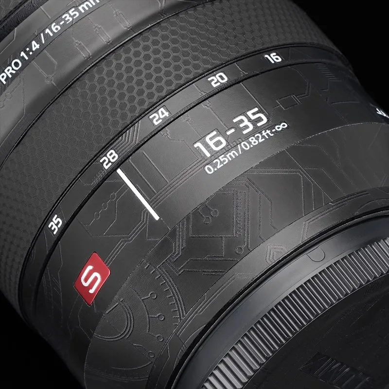 Для Lumix S 16-35 мм F4 кожа объектива камеры 16 35 против царапин наклейка на объектив