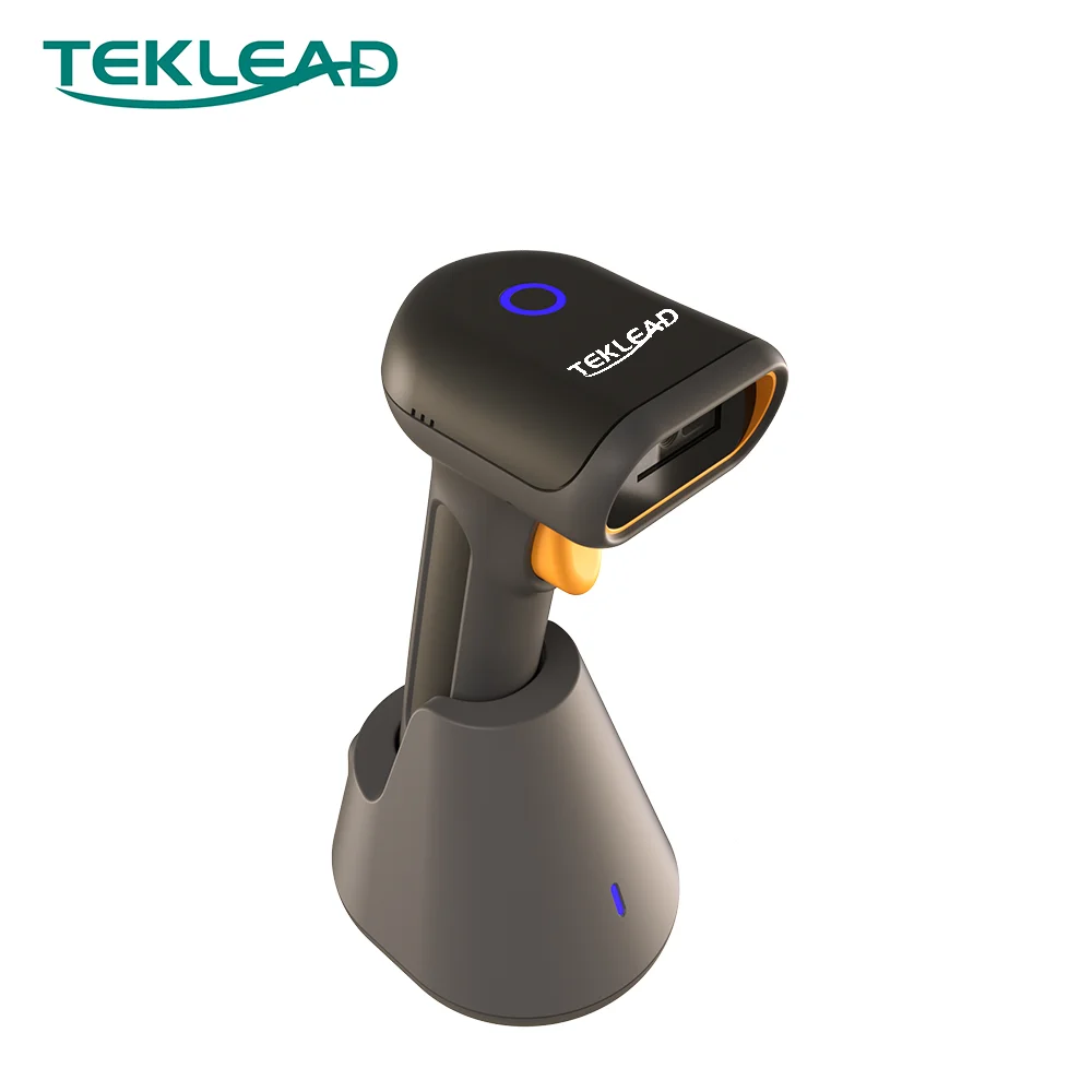 Фото TEKLEAD Ручной 1D 2D проводной USB Bluetooth улучшенный беспроводной сканер штрих-кода 2,4G для розничной торговли супермаркетом для логистики №2