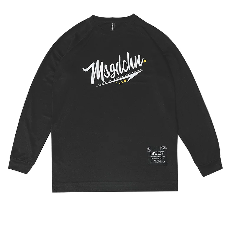 Футболка мужская с длинным рукавом приталенная рубашка топ для отдыха