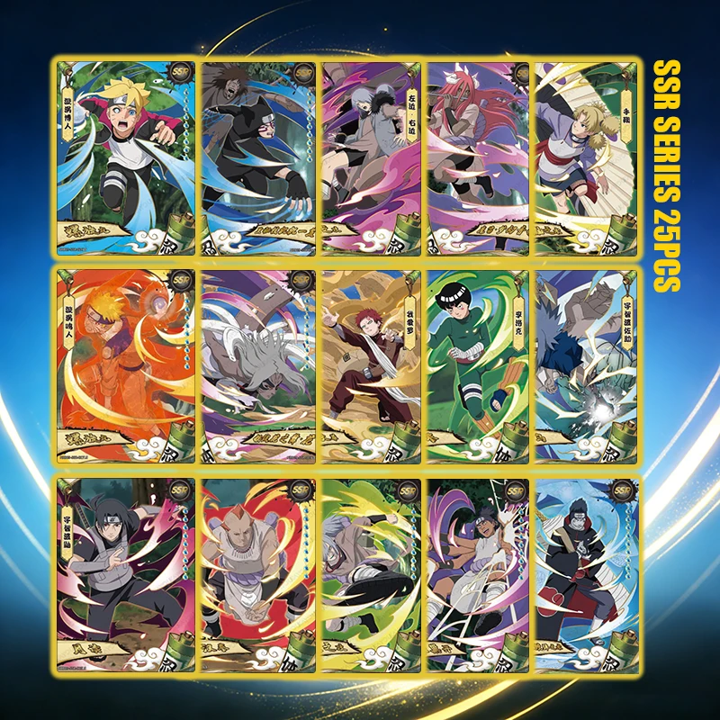 Фото Коллекционные карточки KAYOU NARUTO UR SSR SERIES: Харуно Сакура, Цунаде, Узумаки Наруто, Учиха Саске – японская аниме-коллекция, игрушки, подарок №4