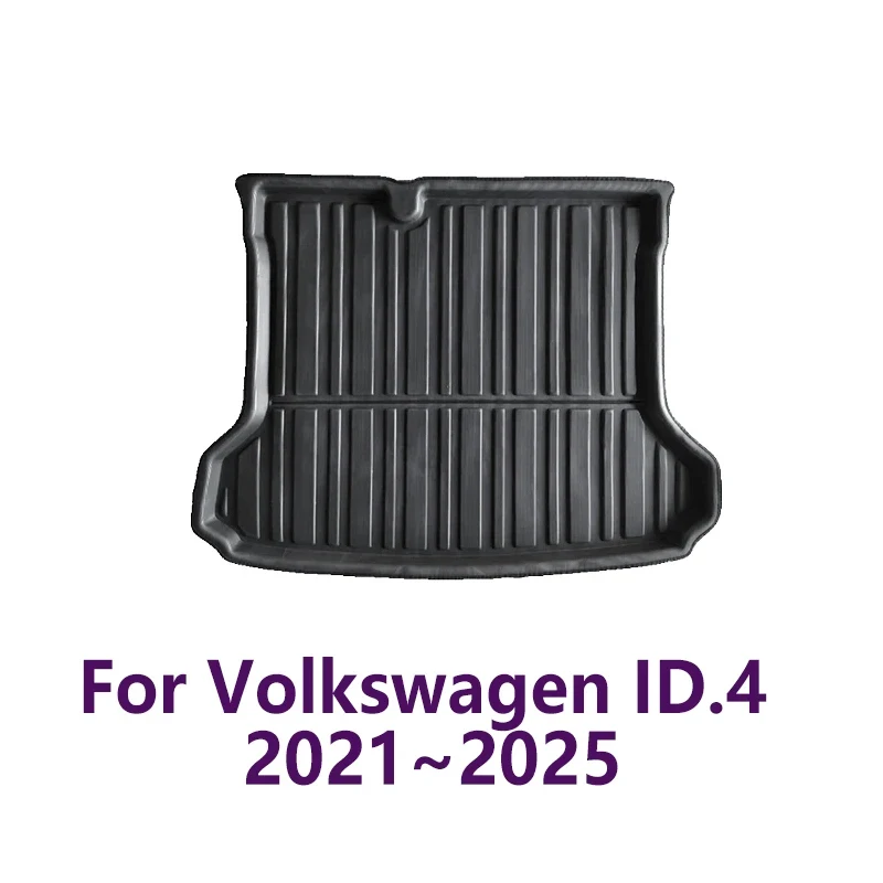 

Коврик в багажник с полным покрытием для Volkswagen VW ID4 ID.4 2021 ~ 2025 2022 2023 2024 Водонепроницаемый защитный противоскользящий напольный коврик для багажника