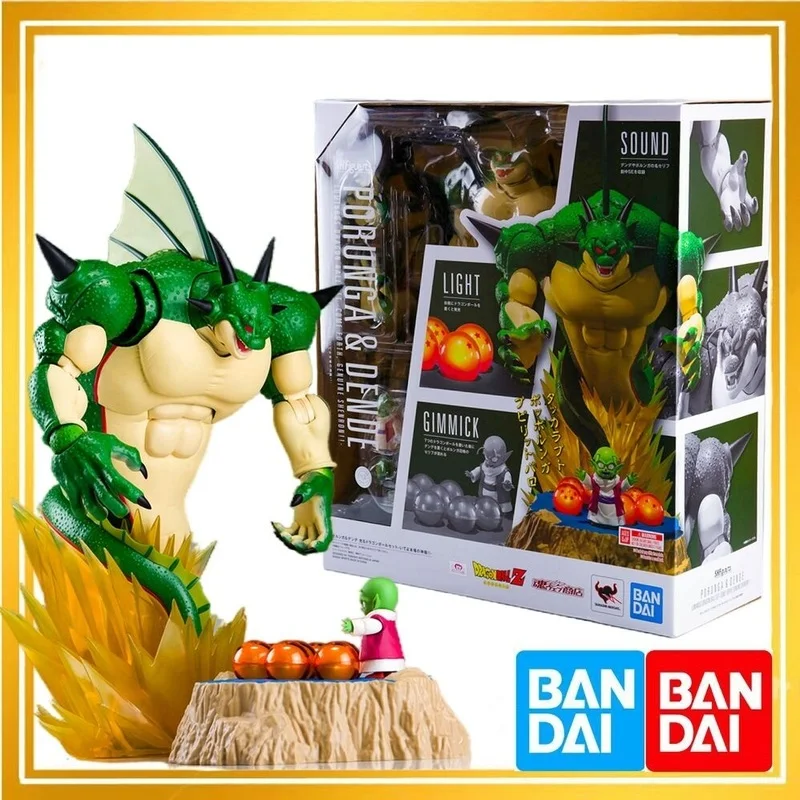 Фото Новая фигурка Bandai S.h. Фигуртс Драконий жемчуг Z Shf Namek Shenron Porunga Dende, Коллекционная модель, украшение, Подарочная игрушка №3