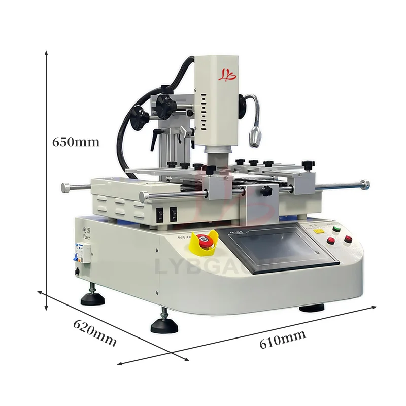 LY-R5860 R5860C Паяльная станция BGA с горячим воздухом 3 зоны для ремонта чипов
