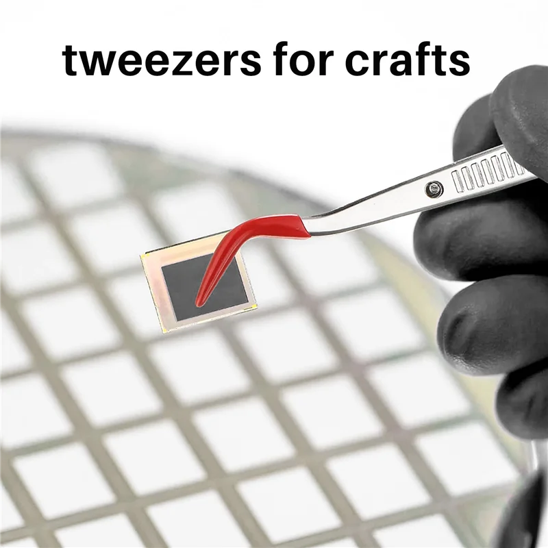 Пинцет изогнутый с резиновыми наконечниками 2 шт.