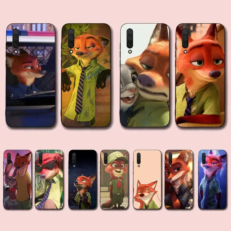 

Disney Nick Wilde Phone Case for Xiaomi mi 5 6 8 9 10 lite pro SE Mix 2s 3 F1 Max2 3