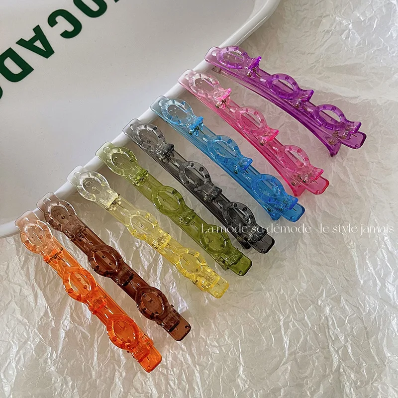 

2022 Geometric Hair Clips Pin for Women Side Duckbill Clip Headband Barrettes Fashion Headwear Girls Hairpins Hair Accessories