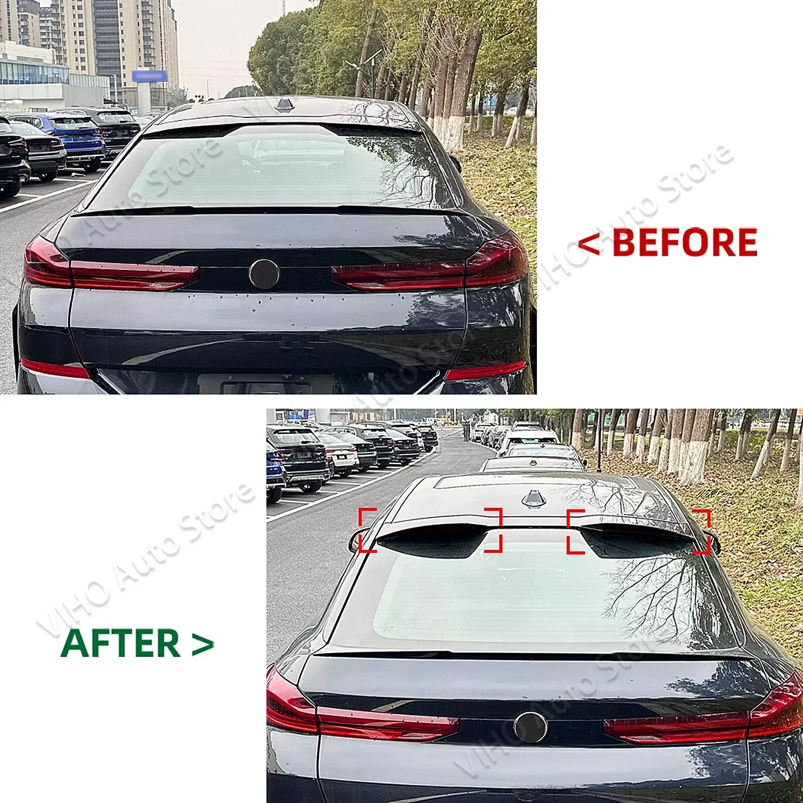 X6 Спойлер багажника автомобиля задний спойлер разделитель крыши хвостовое крыло