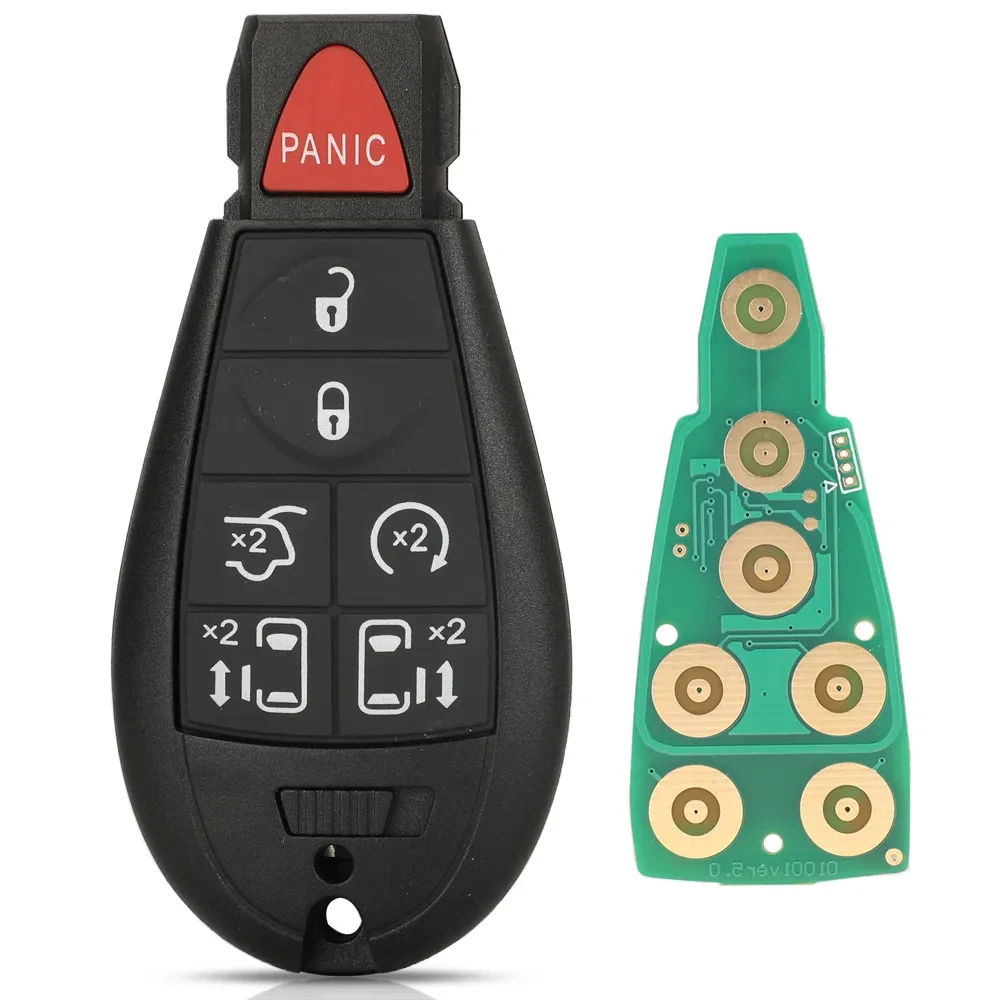 

Дистанционный Автомобильный ключ YIQIXIN для Chrysler Town Country Jeep Grand Cherokee Dodge Magnum Caravan Journey 2008-2014 433 МГц чип ID46