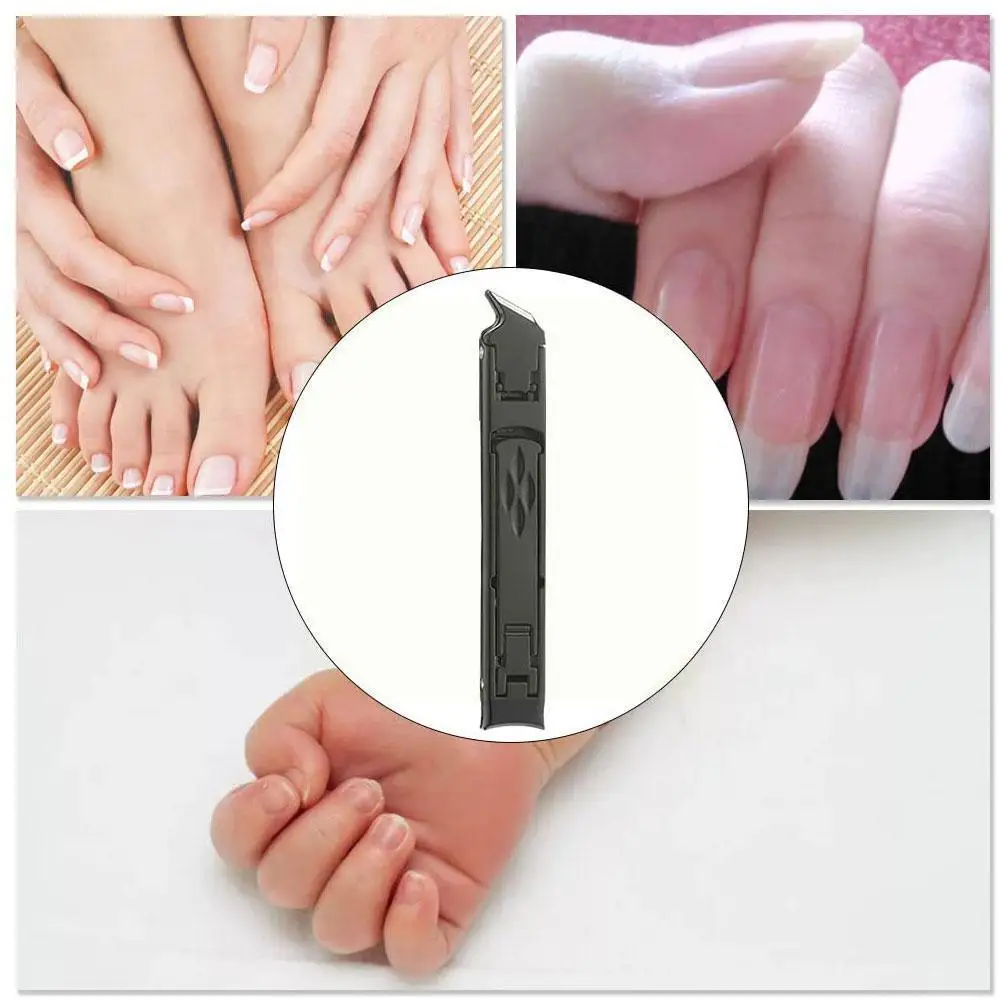 

5MM Double Sided Steel Nail Multifunctional Nail Cuticle Fingernail Toenail Cutter Tools Thick Cutter Ingrown Z1M4