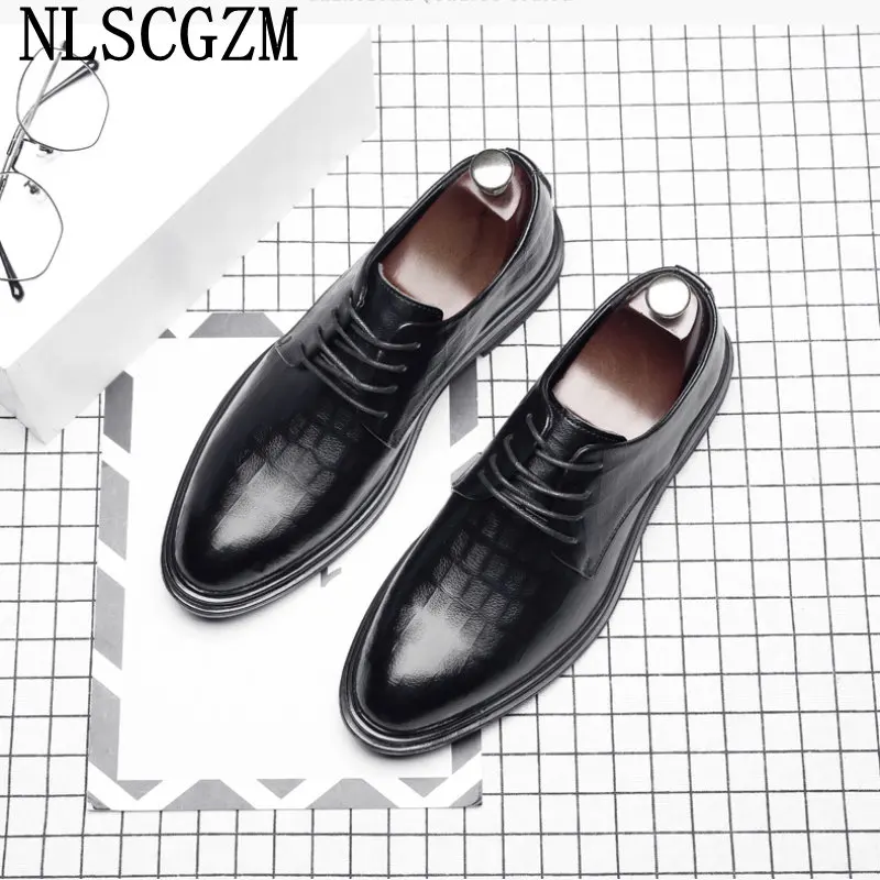 

Офисные 2023 итальянские туфли оксфорды для мужчин деловой костюм Деловые туфли для мужчин повседневные классические туфли для мужчин туфли