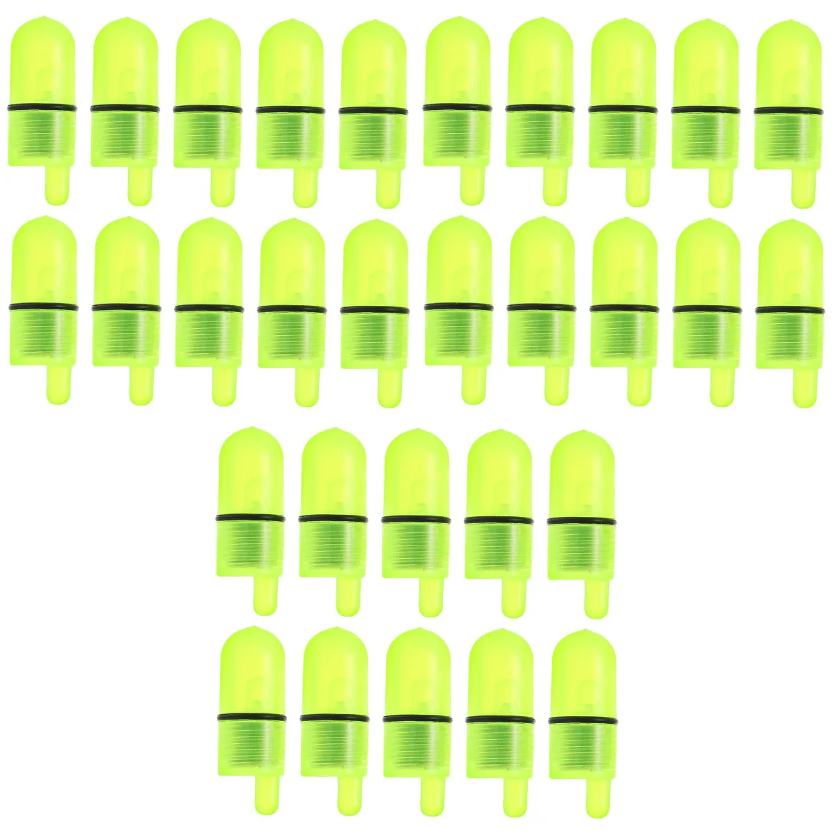 

90 pcs Sea Fishing Floats Bite Sound Alert Ring Led Light Rod Tip Luminous Fishing Alarm Fishing Bite Indicator