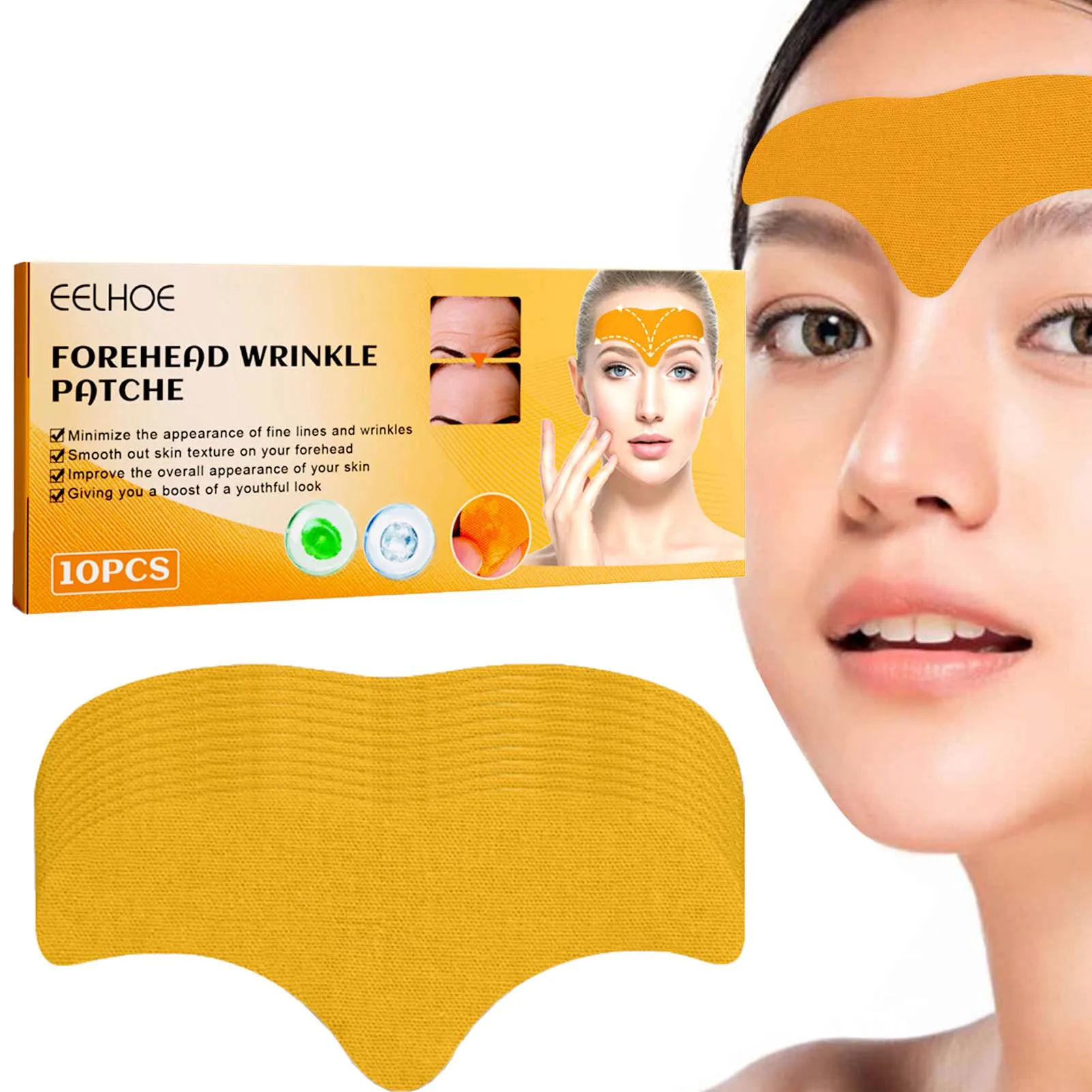 

10 шт., гидролизованные коллагеновые Пластыри для подтяжки лица