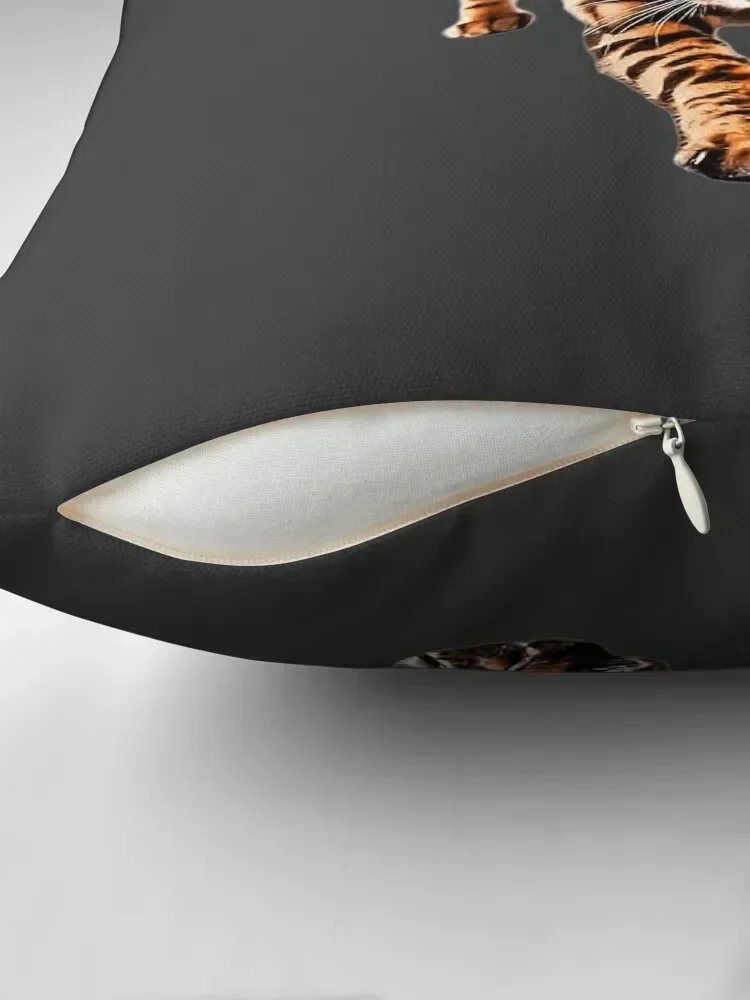 Бенгальский кот растягивающаяся декоративная подушка наволочки диванные