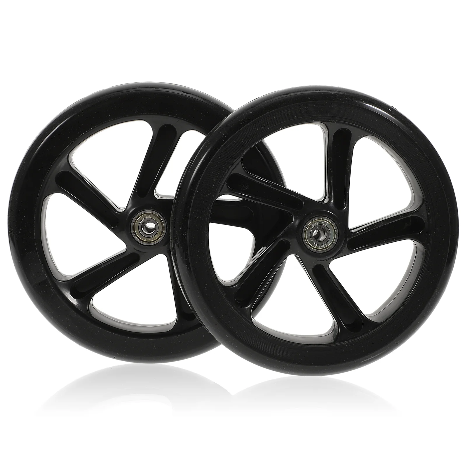 

2 Pcs Skateboard Wheels Electric Scooters Adults PU Replacement High Elastic Accessories Child Mute