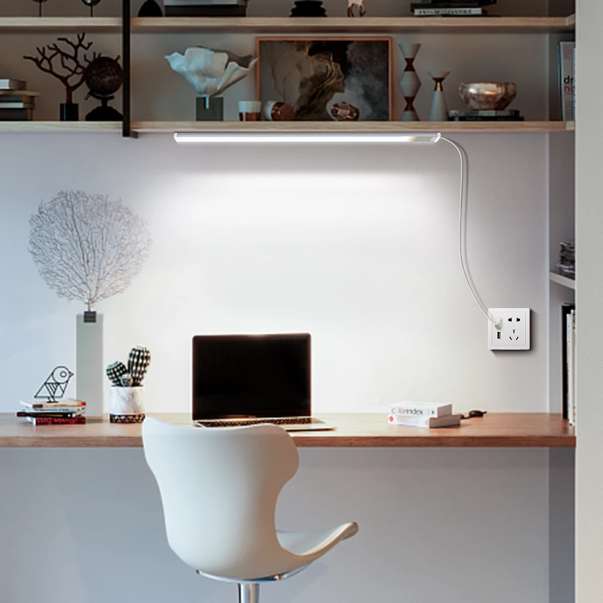 Беспроводной ручной датчик движения лампа для чтения 30/40/50 см умный настенный