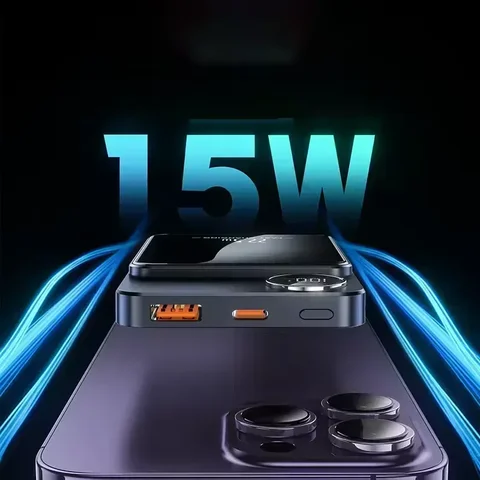 VIVO Магнитный беспроводной аккумулятор емкостью 500000 мАч 22,5 Вт с сверхбыстрой зарядкой Powerbank для Magsafe для Iphone Samsung 2026 Новый