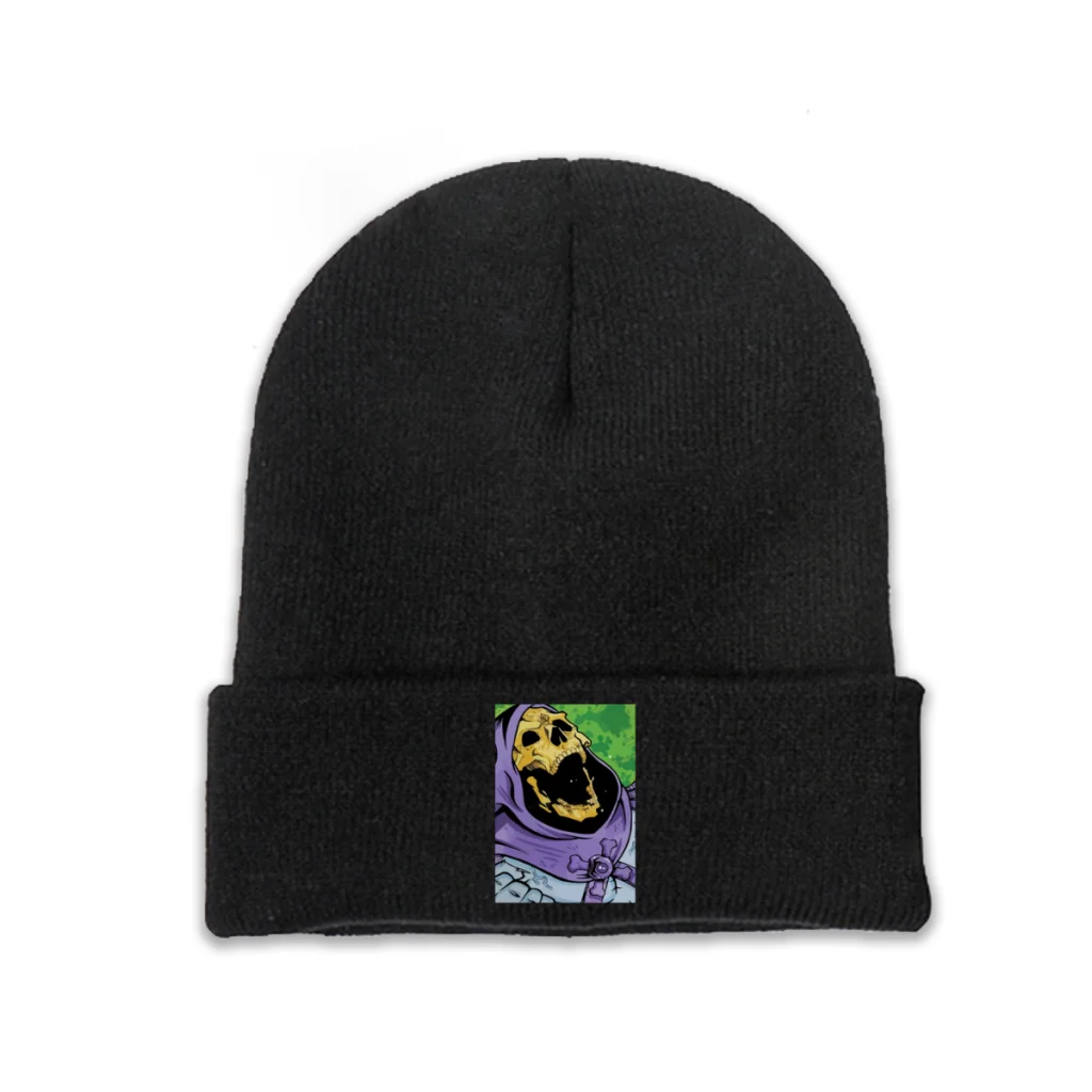 

Knit Hat He-Man and the Masters of the Universe Winter Warm Beanie Caps Skeletor Men Women Fashion Casual Bonnet