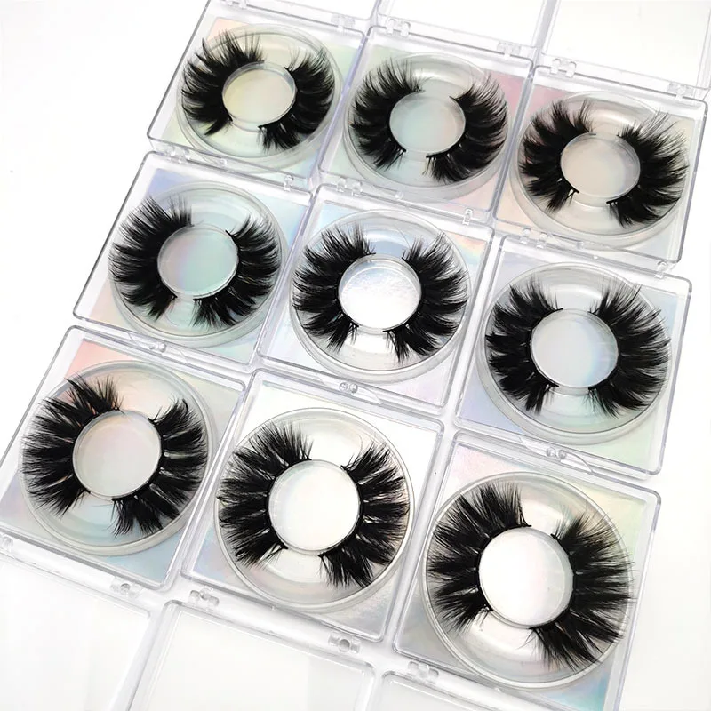 

Mink Hair False Eyelashes Wispy Cross Natural Mink Lashes Extension Tools Makeup Handmade Mink Eyelashes