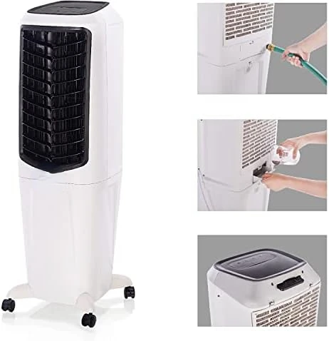 

CFM Compact Fan & Humidifier, Indoor Portable Evaporative Air Cooler, (White)