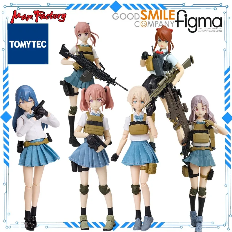 Фото Оригинальная фигурка Max Factory от TOMYTEC Figma #   Коллекционная модель мобильной куклы JK SP-157 с миниатюрным оружием, ручная работа, подарок №1