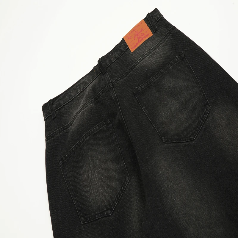 Мужские состаренные джинсы с прямыми штанинами Y/Project винтажные ковбойские брюки