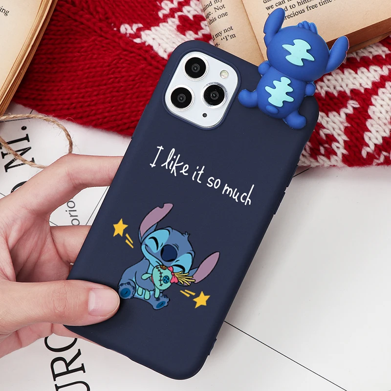 Милый чехол для телефона с мультяшной куклой и стежком Huawei P30 P20 Pro P40 Mate 20 Honor 9X 8A 10