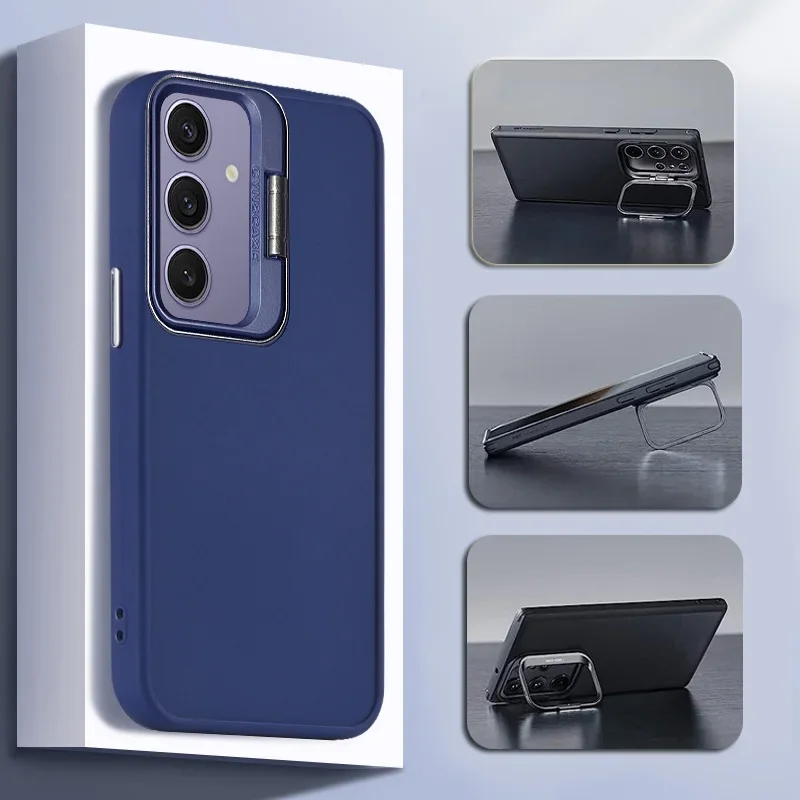 Скрытая подставка-держатель для объектива камеры чехол телефона Samsung Galaxy A15 A25 A35