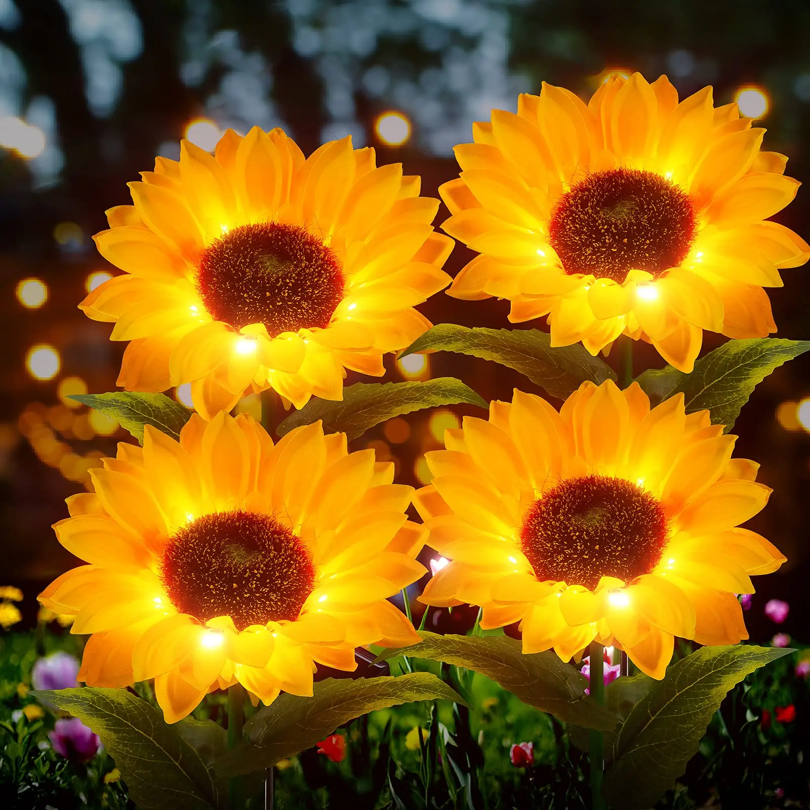 

Solar Garden Light Sunflower Waterproof Solar LED Light Outdoor Lawn Lamps Fairy Light for Garden Party Yard Decorative Light