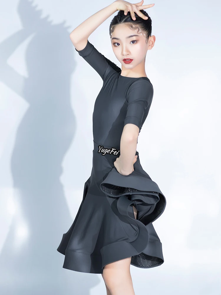 Детское платье для выступлений и латиноамериканских танцев модель DN17266