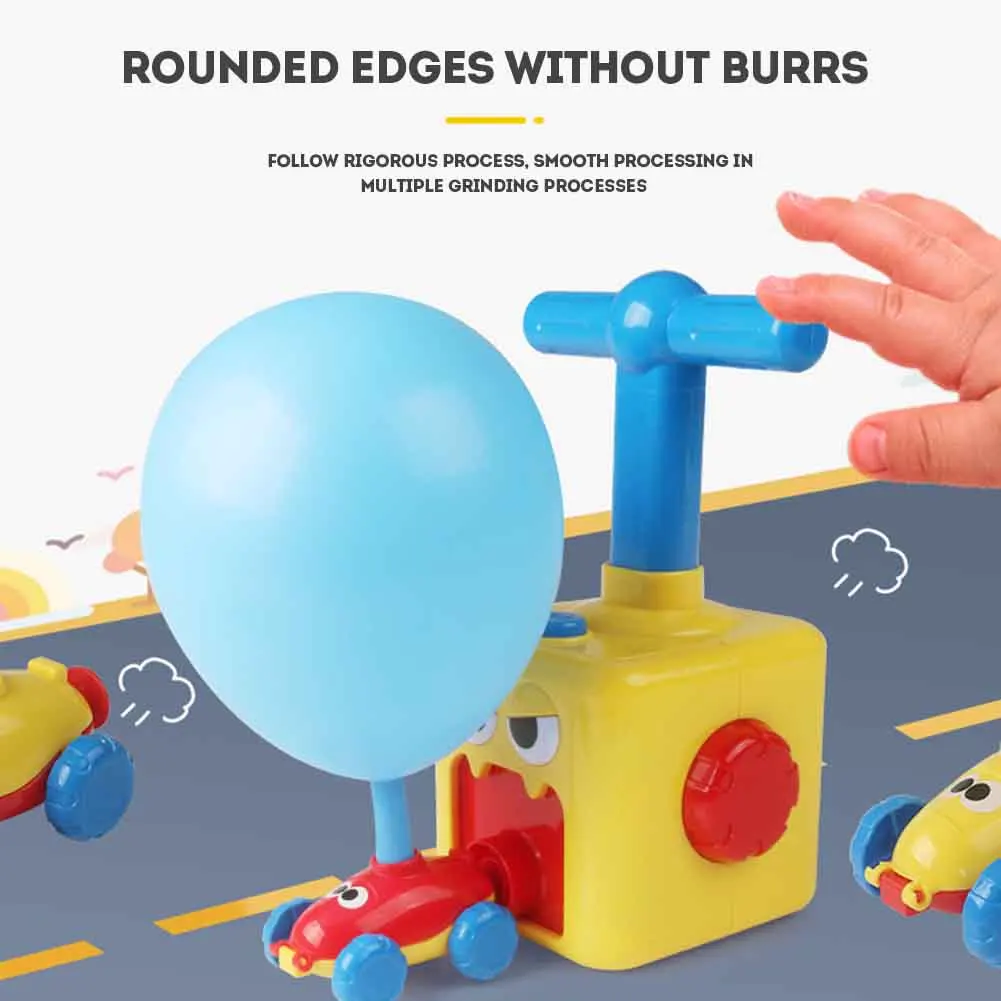 

Инерционный воздушный шар из АБС-пластика, машина для раннего развития, забавный подарок для детей, научный эксперимент, выдувание, детская ...