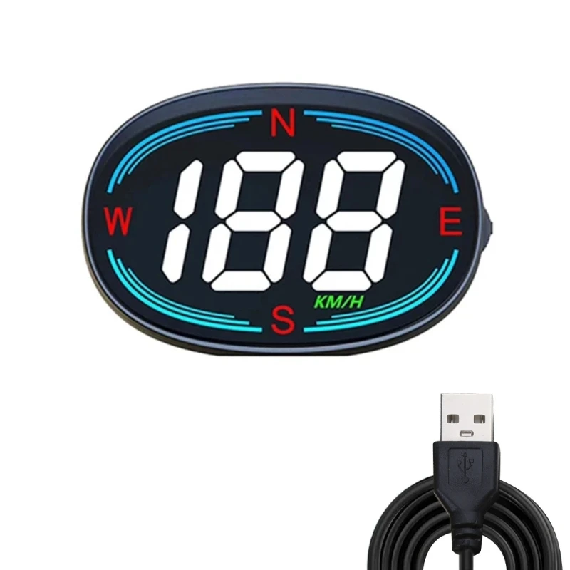 Охранная сигнализация Автомобильный датчик Часы реального времени Скорость HUD