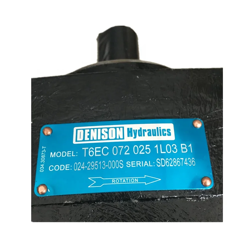 Гидравлический насос высокого давления Denison T6CC T6DC T6EC T6ED 200 бар двойной лопастной