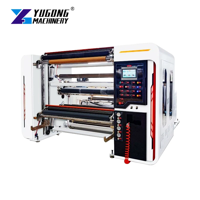 Машина для намотки рулонов термобумаги самоклеящихся этикеток и перемотки