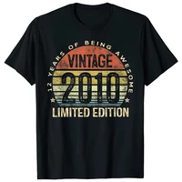 12 year old gifts vintage 2010 limited edition 12th birthday t shirt customized products