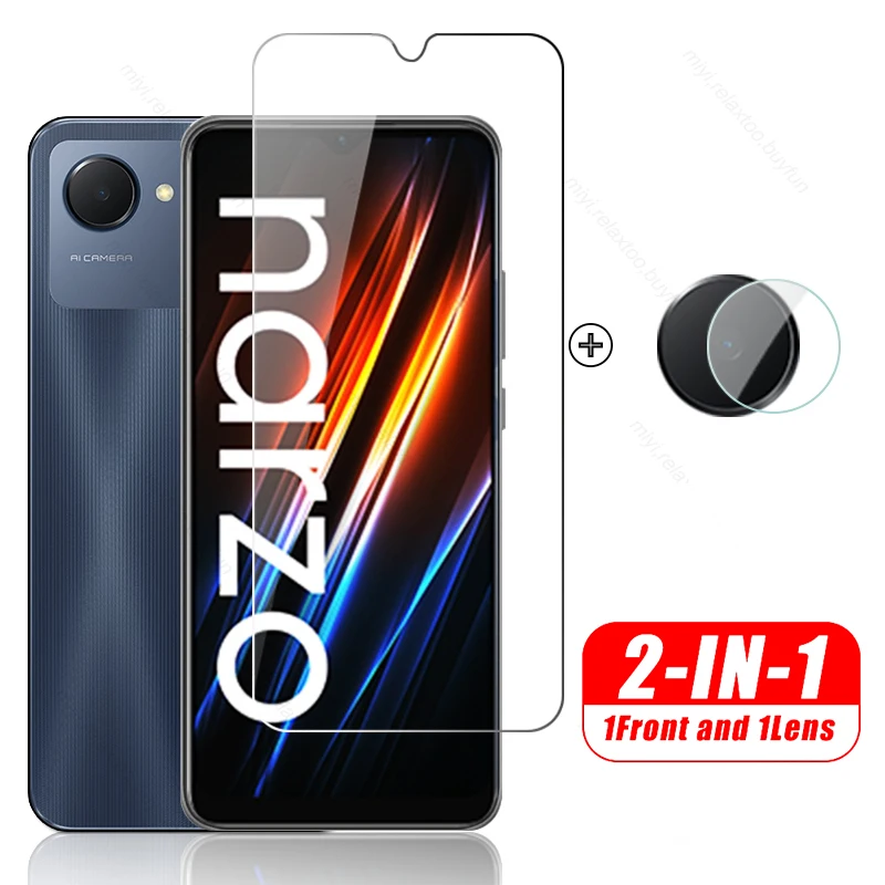 

Защитное стекло для объектива камеры 2 в 1 для Realme Narzo 50i Prime стекло Raelme Realmi Realmy Narzo50i Prime Защитная пленка для экрана 9H