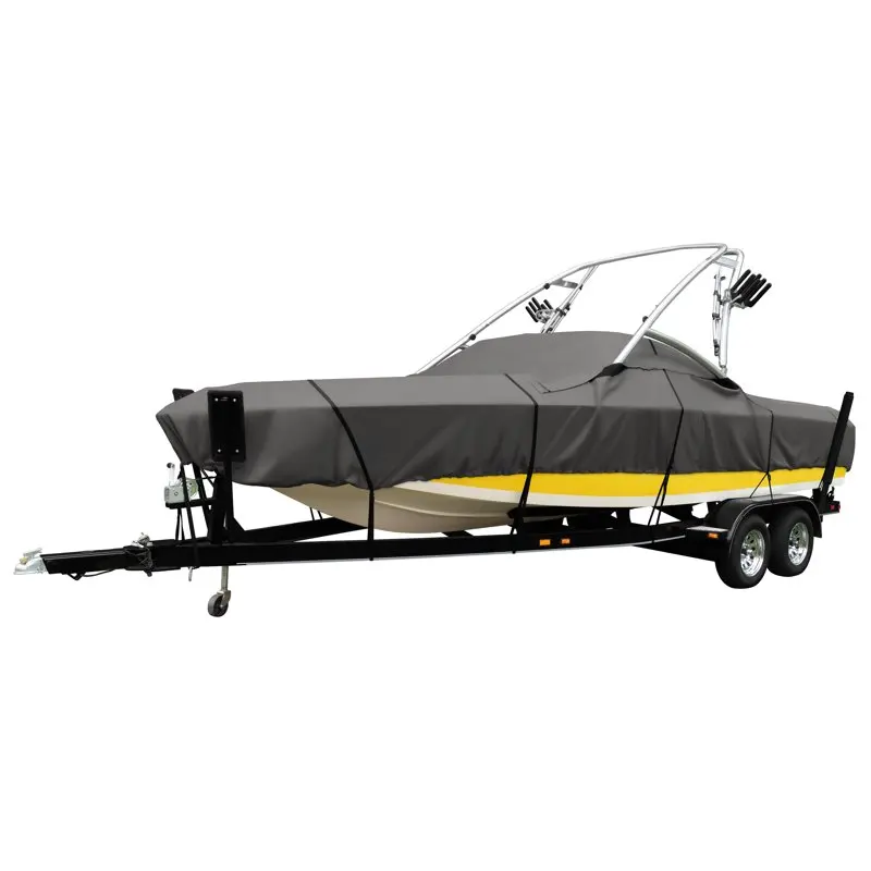 

Heavy-Duty Ski & Wakeboard Tower Boat Cover, Fits boats 20 - 22 ft long, beam width to 106 in wide Sup accessories Fishing acces