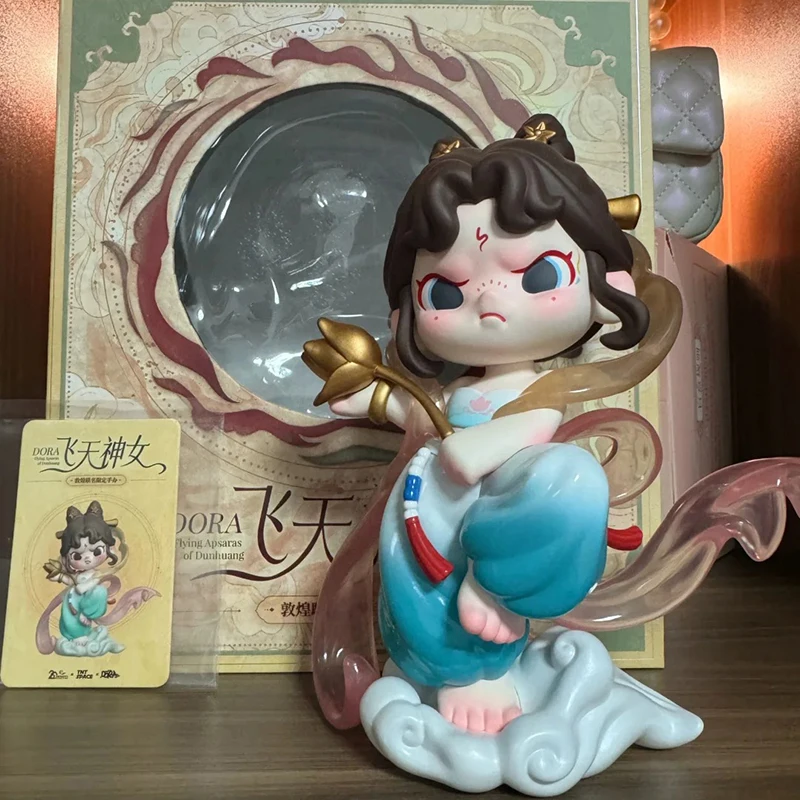 Девушка Летающая богиня Dunhuang коллекционные игрушки орнаменты каваи статуэтки