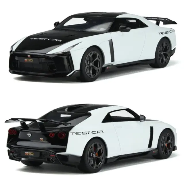 

HeyToys GT Spirit 1/18 Nissan GT-R50 by Italdesign Test Car White GT853 DieCast Model Car Collection Limited Edition Toy Car