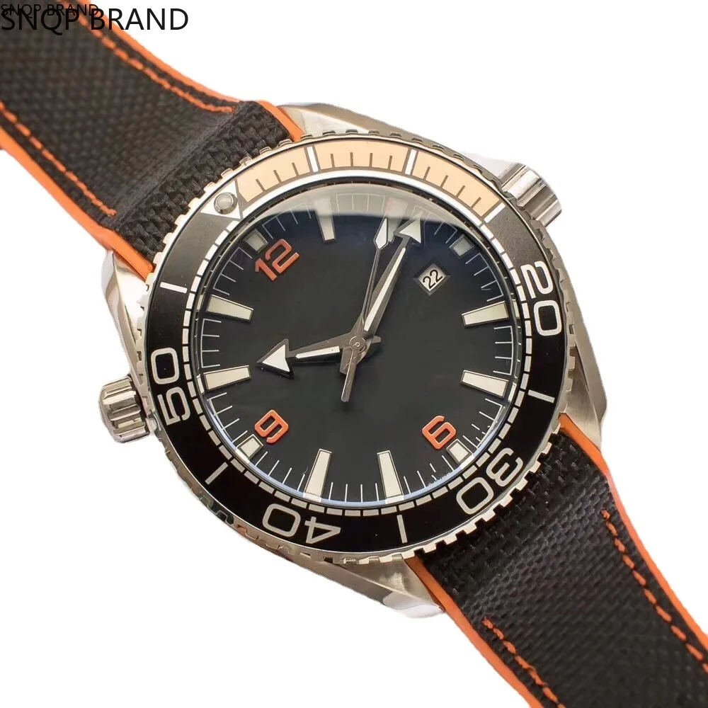 

Мужские автоматические механические часы canvas orange rubber