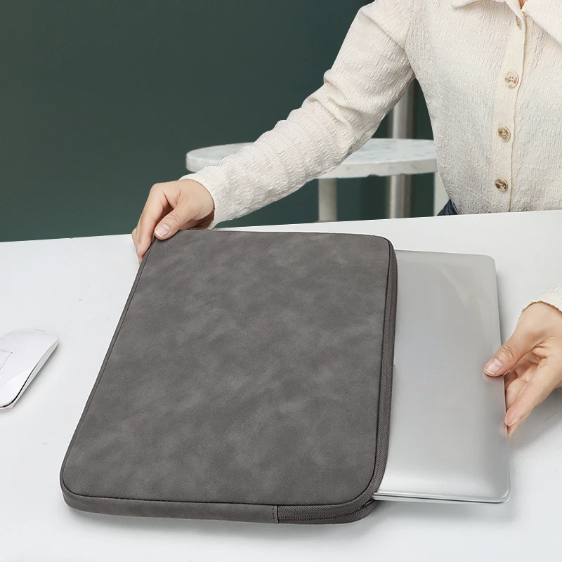 

Сумка из ПУ кожи для Macbook Air Case M1 A2337 Pro 13 14, 15,6 дюйма