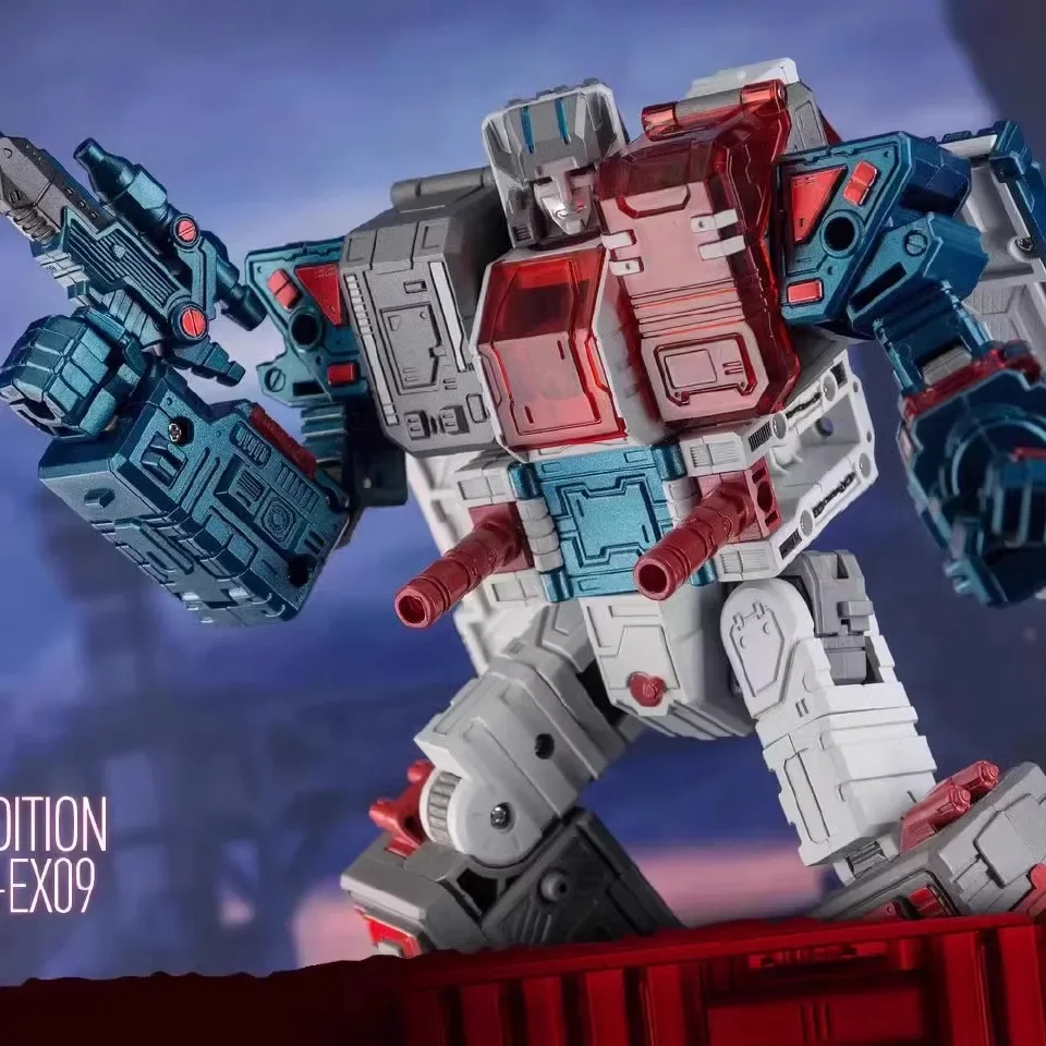 В НАЛИЧИИ Трансформация ZETA TOYS EX-09 EX09 Fortress Maximus MATELLIC EDITION Фигурка Коллекция роботов