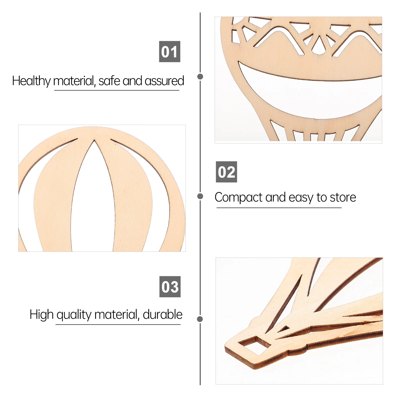 30 шт. Декор деревянный кулон ломтики сделай сам пустые чипсы бирки для