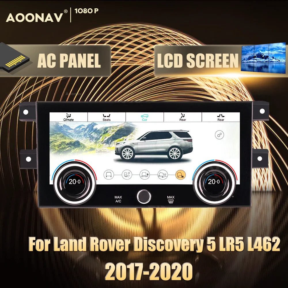 

8 Inch AC Climate Panel For Land Rover Discovery 5 LR5 L462 2017-2020 Seating Control Board LCD Touch Screen All Terrain Display