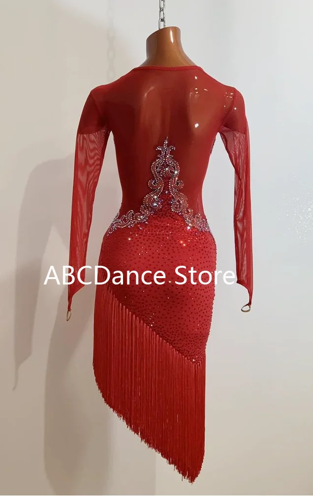 Женское платье для латиноамериканских танцев танцевальное и британских