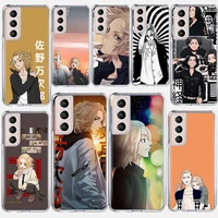 tokyo revengers avengers phone case coque for samsung galaxy s21 ultra 5g s20 fe s20 plus s10e s10 s8 s9 plus s7 cover funda